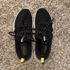 SOREL Black and White Knit Sneakers